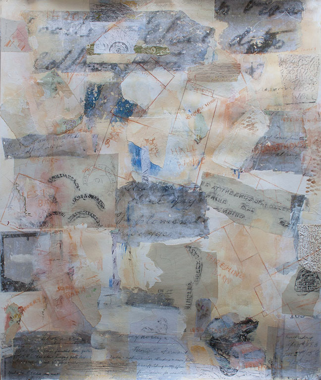 <em>House 2018, mixed media, 120 x 100cm</em>