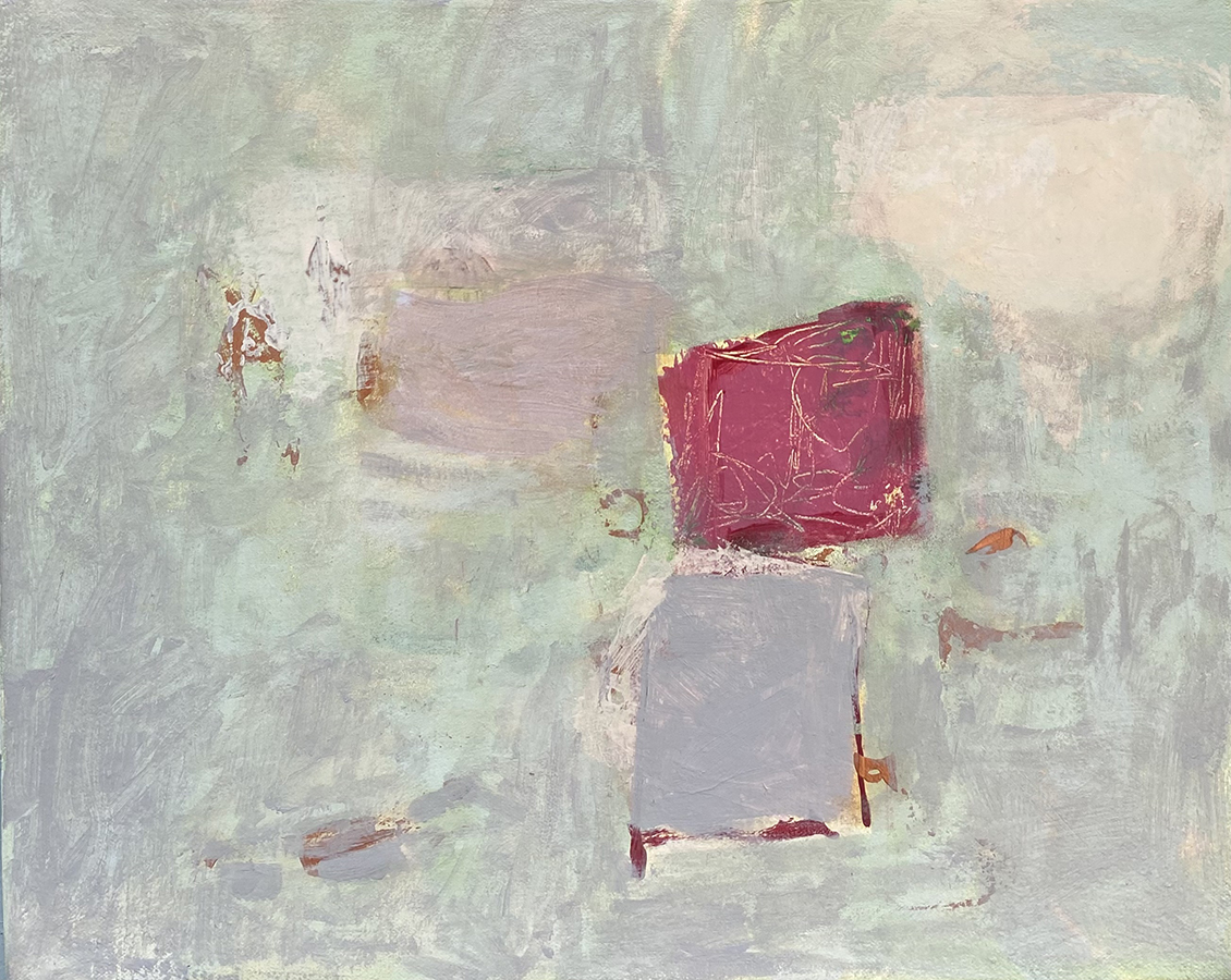 <em>Verdigris 2024, acrylic on canvas, 24 x 30cm</em>